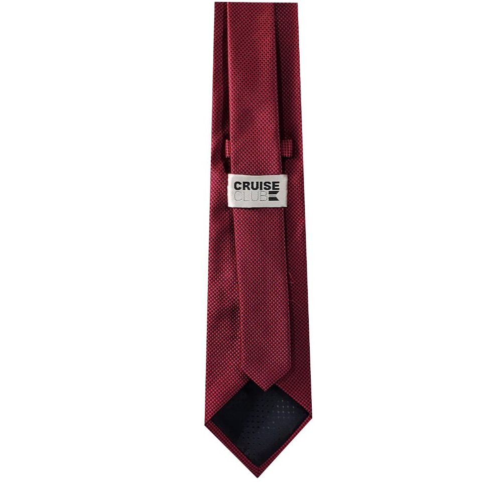 Cruise Club Micro Check Pattern Necktie - Picture 2 of 2